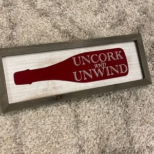 UNCORK AND UNWIND WALL ART